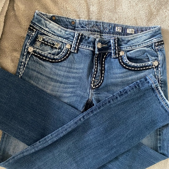 Miss Me Jeans with Ornate Embroidery - Picture 6 of 7